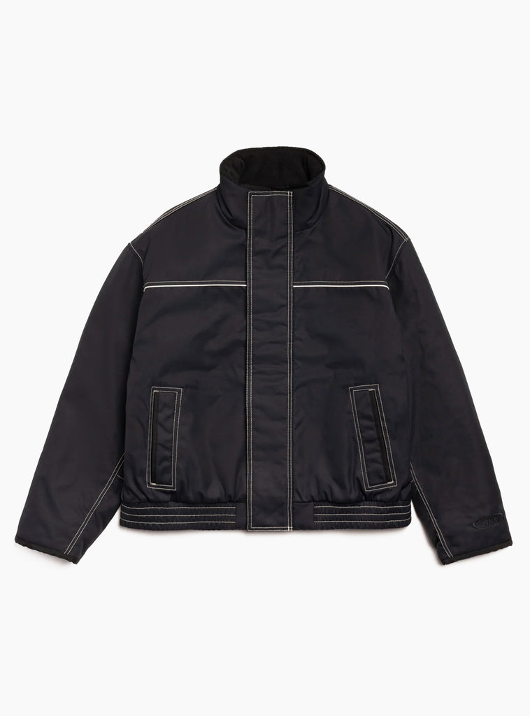 The Insulated Built Jacket from Stüssy arrives in Black at Couverture & The Garbstore
front 