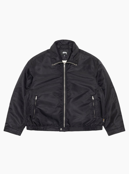 Pile Lined Zip Jacket Black by Stüssy | Couverture & The Garbstore