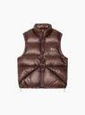 The Micro Ripstop Down Vest from Stüssy arrives in Brown at Couverture & The Garbstore
front 