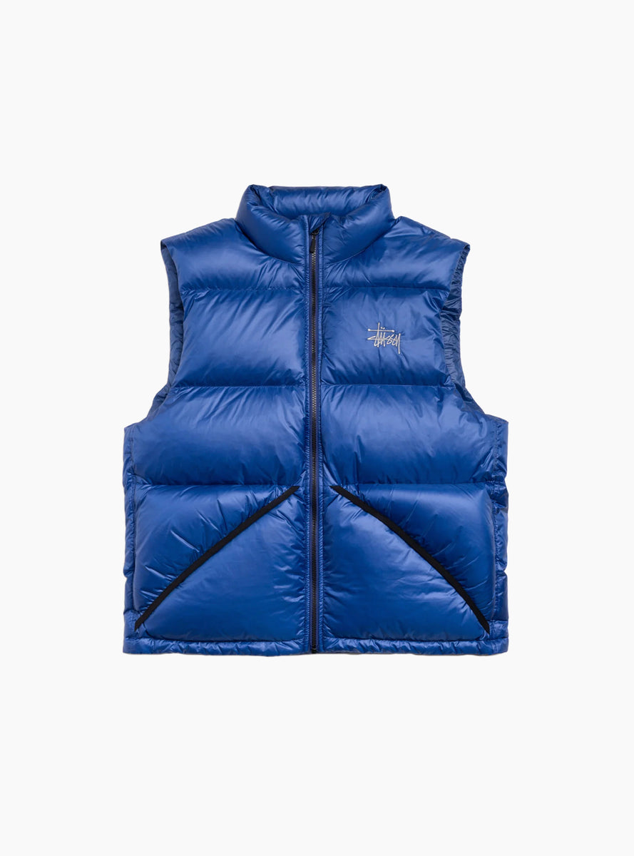 Micro Ripstop Down Vest Royal by Stüssy | Couverture & The