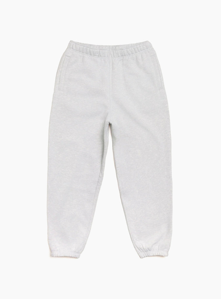 The Workgear Sweatpant from Stüssy arrives in Ash Heather from Couverture & The Garbstore
front 