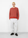 The Workgear Sweatpant from Stüssy arrives in Ash Heather from Couverture & The Garbstore
model front 