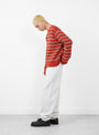 The Workgear Sweatpant from Stüssy arrives in Ash Heather from Couverture & The Garbstore
model side 