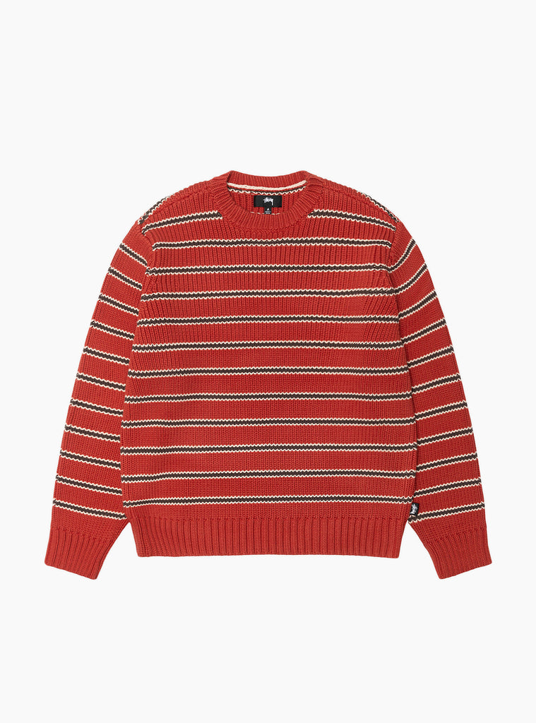 The Stripe Crew from Stüssy arrives in Brick at Couverture & The Garbstore
front 