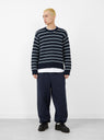 The Stripe Crew from Stüssy arrives in Ocean at Couverture & The Garbstore
model front 