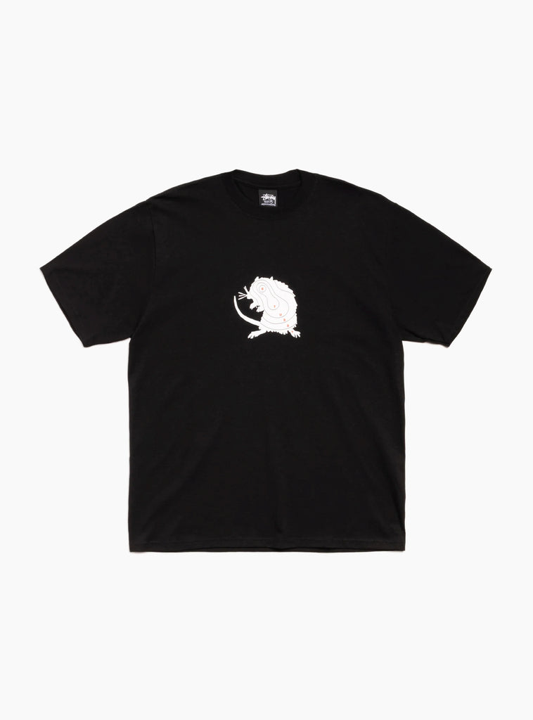 The Long Range Tee from Stüssy arrives in Black at Couverture & The Garbstore
front 