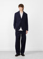 2 Tuck Pant Navy from TDR at Couverture & The Garbstore
front model 