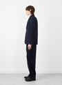 2 Tuck Pant Navy from TDR at Couverture & The Garbstore
side model 