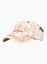 The x LTTT Vapor Hat from b.Eautiful arrives in Natural and Red at Couverture & The Garbstore
angle 