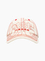 The x LTTT Vapor Hat from b.Eautiful arrives in Natural and Red at Couverture & The Garbstore
front 