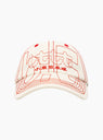 The x LTTT Vapor Hat from b.Eautiful arrives in Natural and Red at Couverture & The Garbstore
front 