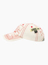 The x LTTT Vapor Hat from b.Eautiful arrives in Natural and Red at Couverture & The Garbstore
side 