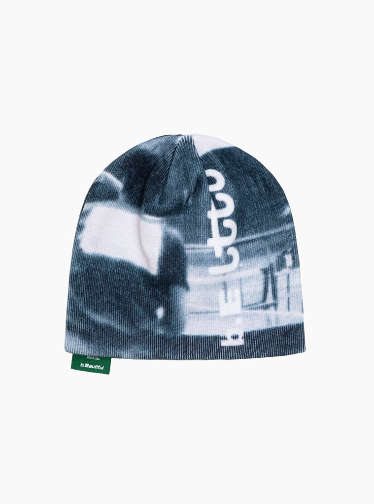 The x LTTT Generous Beanie from b.Eautiful arrives in Black and White at Couverture & The Garbstore
front