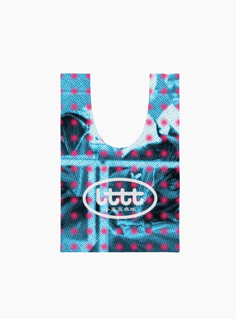 The x LTTT Dots Reusable Bag Mini from b.Eautiful arrives in Blue and Pink at Couverture & The Garbstore
front 