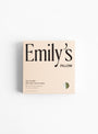 The Mulberry Silk Pillowcase from Emily's Pillow comes in Green Stripe at Couverture & The Garbstore
box