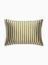 The Mulberry Silk Pillowcase from Emily's Pillow comes in Green Stripe at Couverture & The Garbstore
front 