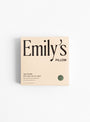 The Mulberry Silk Pillowcase from Emily's Pillow comes in Sage Green at Couverture & The Garbstore
box 