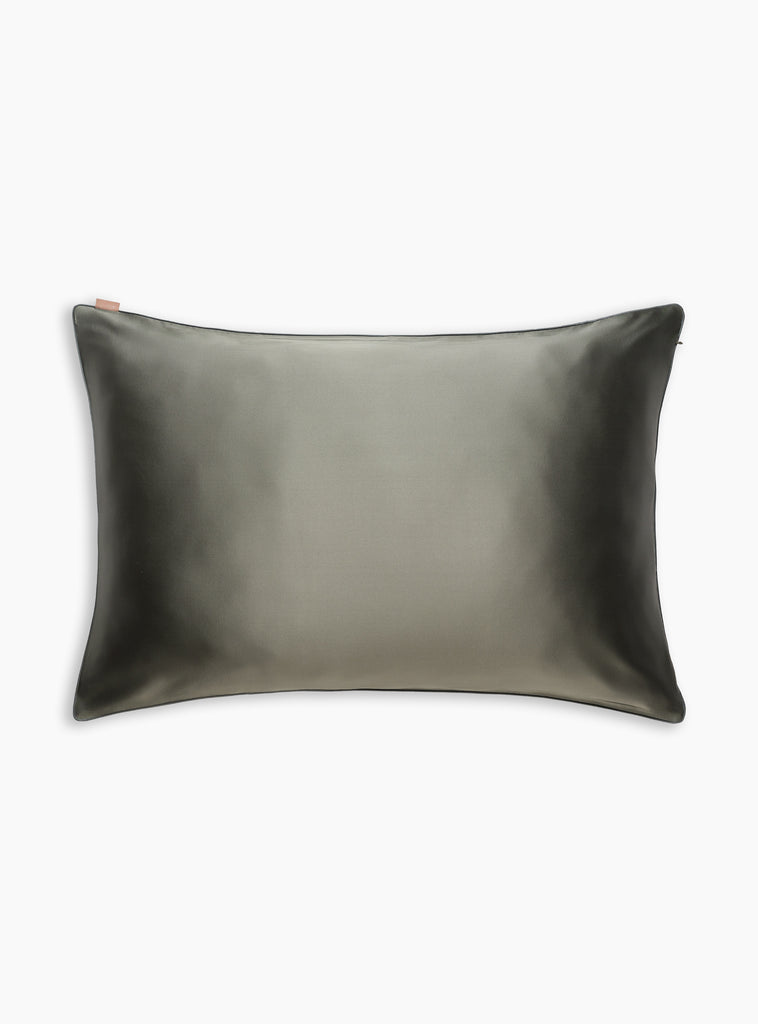 The Mulberry Silk Pillowcase from Emily's Pillow comes in Sage Green at Couverture & The Garbstore
front 
