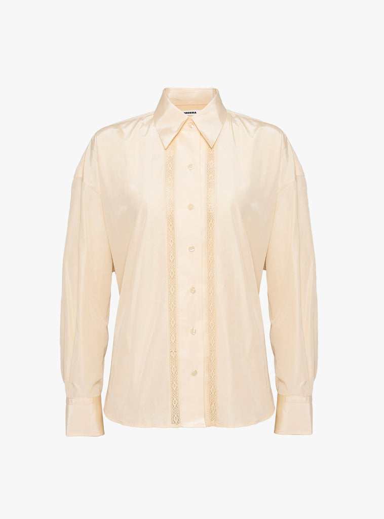 Lace Shirt Cream from Cordera at Couverture & The Garbstore
front