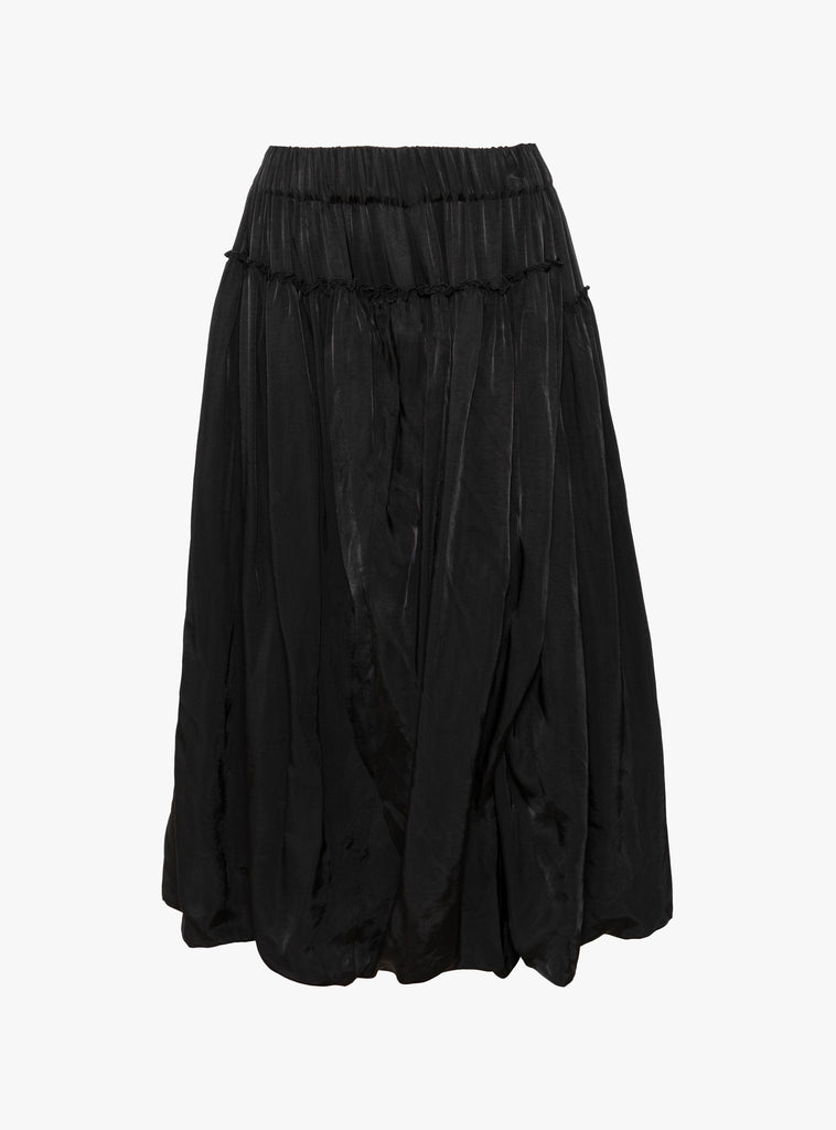 The Ruffled Skirt Pants Black from Cordera at Couverture & The Garbstore
front 