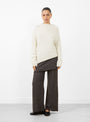 Askew Pullover Off White from Lauren Manoogian at Couverture & The Garbstore
model front