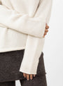 Askew Pullover Off White from Lauren Manoogian at Couverture & The Garbstore
model detail 