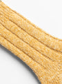Wool Top Toe Line Socks Yellow from Mauna Kea at Couverture & The Garbstore
detail 