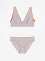 Pam Bra Verbe Purple from Baserange at Couverture & The Garbstore 
set 