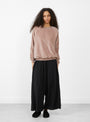 Rim Raglan Sweatshirt Tecto Brown from Baserange at Couverture & The Garbstore
model front