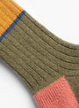Wool 3 Side Switching Socks Olive from Mauna Kea at Couverture & The Garbstore
detail