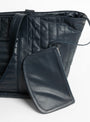 Quilted Nappa Large Tote with Coin Purse Navy from Cawley at Couverture & The Garbstore
pouch 