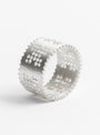 Weavers Ring Silver from Lizzie Ames at Couverture & The Garbstore
side 
