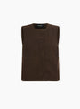 The Vestio Top from Rachel Comey in Chocolate at Couverture & The Garbstore
front 