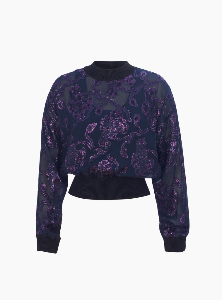 The Nottie Top from Rachel Comey arrives in Midnight Purple at couverture & The Garbstore
front