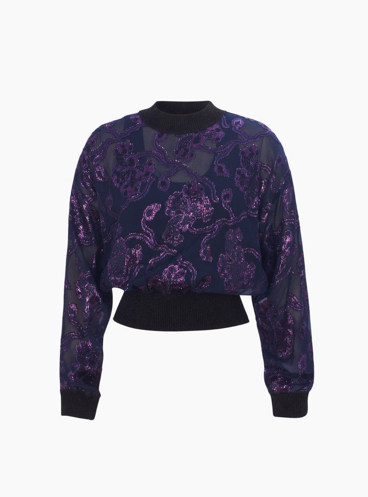 The Nottie Top from Rachel Comey arrives in Midnight Purple at couverture & The Garbstore
front