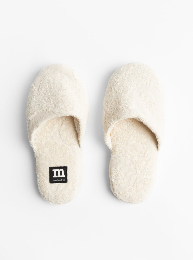 The Mini Unikko Slippers from Marimekko at Couverture & The Garbstore
front