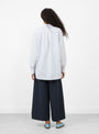 The Georgia Shirt from Bellerose arrives in White, Blue and Pink Stripe at Couverture & The Garbstore
model back