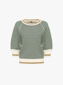 The Anglet Knit from Bellerose comes in Botanica, Milkyway, and Mustard at Couverture & The Garbstore
front 