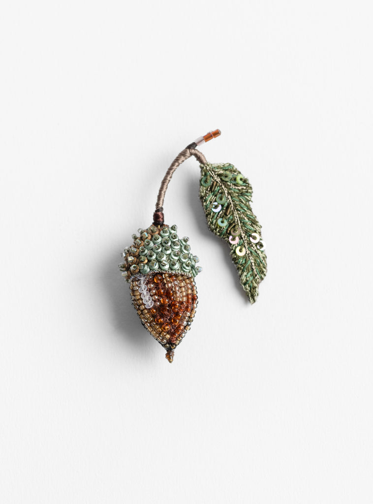 The Acorn Brooch from Trovelore at Couverture & The Garbstore
front 