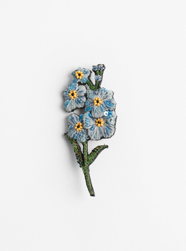 The Forget Me Not Brooch from Trovelore at Couverture & The Garbstore
front 