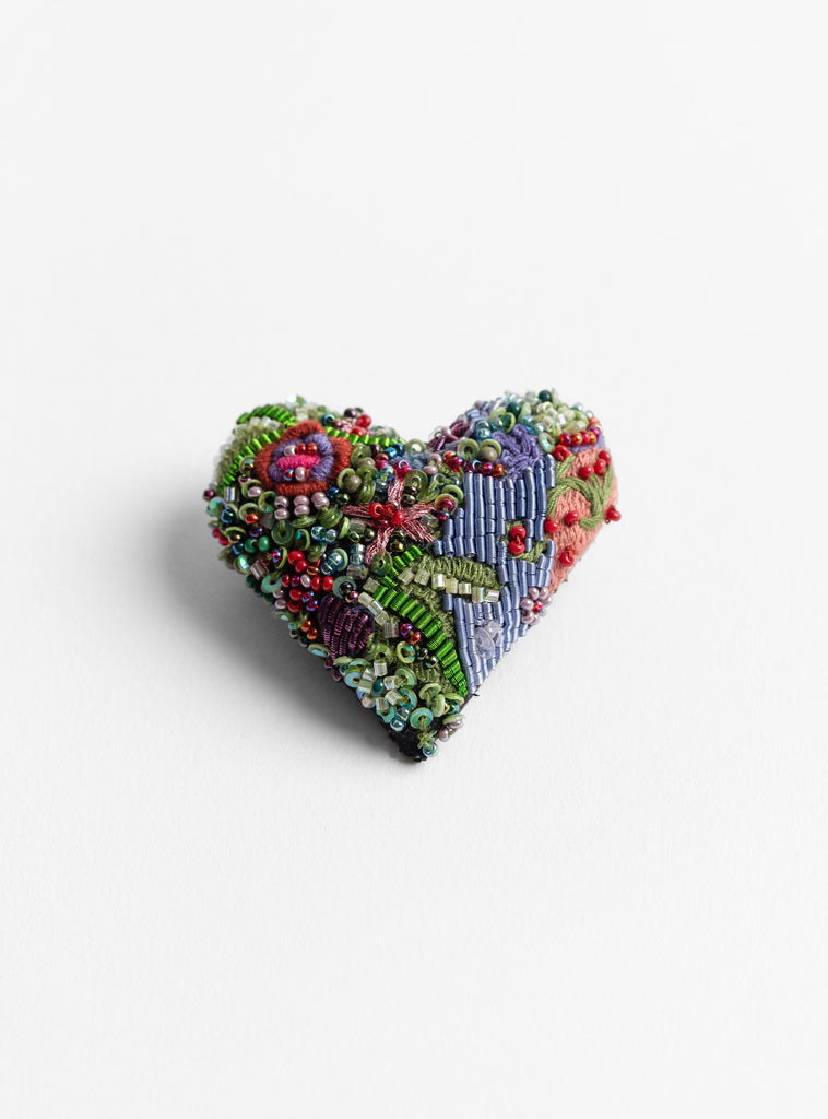 The Blooming Heart Brooch from Trovelore at Couverture & The Garbstore
front 