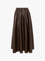 The Herza Skirt from Bellerose comes in Dark Roast at Couverture & The Garbstore
front 