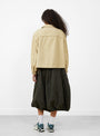 The Wim Jacket from Bellerose comes in Seed at Couverture & The Garbstore
model back 