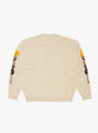 The 5G Wool Peckish Totem Pole Crew Sweater Natural from Kapital  at Couverture & The Garbstore
back