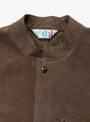 The Forge-Guard Suede Jacket in Tobacco from TDR at Couverture & the Garbstore
collar