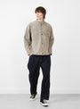  Forge-Guard Suede Jacket Light Grey from TDR at Couverture and The Garbstore
model front 