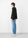 The Forge Guard Suede Jacket from TDR in Black at Couverture & The Garbstore
model side 