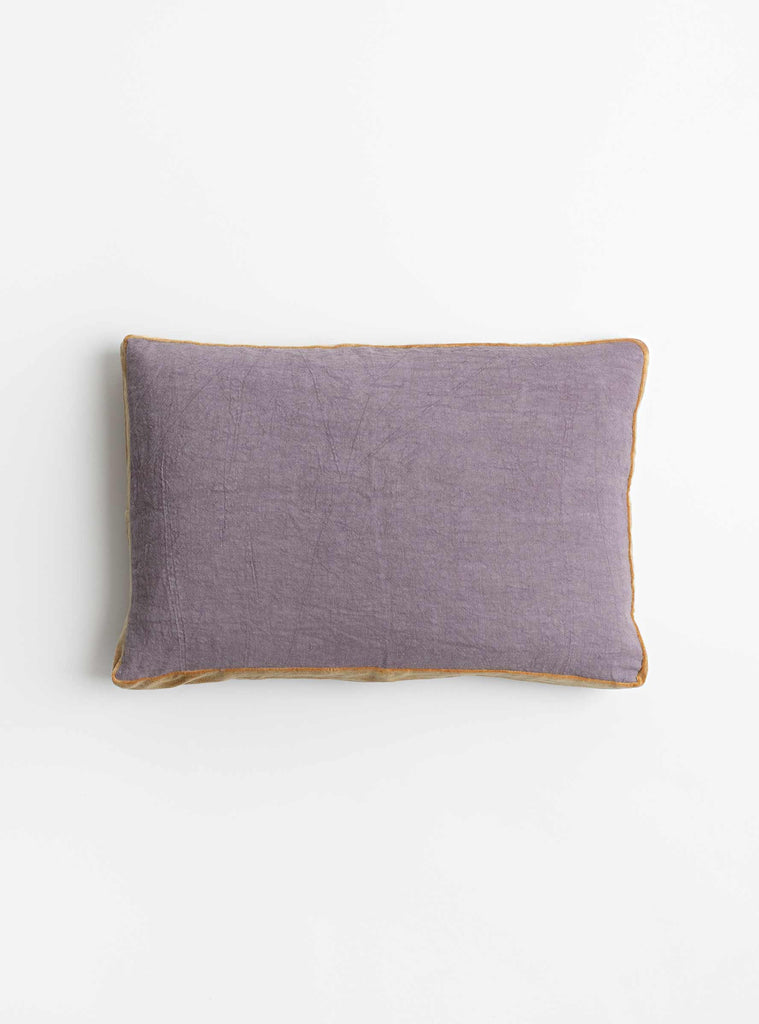 Border Cushion Lavender from Pomax at Couverture & The Garbstore
front 