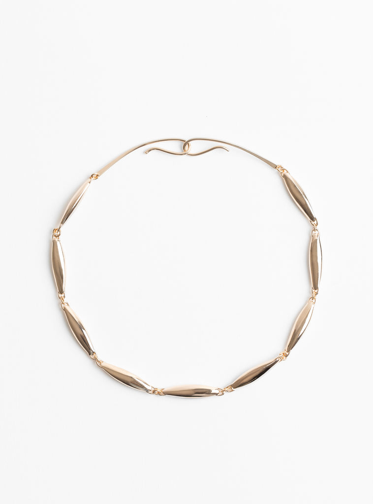 Links Necklace Gold Plated Brass from Helena Rohner at Couverture & The Garbstore
front 