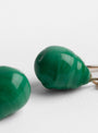 Small Glass Bead Earrings Green from Helena Rohner at Couverture & The Garbstore
bead